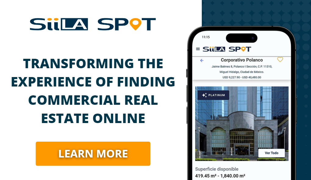 SiiLA SPOT - Transforming the Experience of Finding Commercial Real Estate Online. Click to Learn More